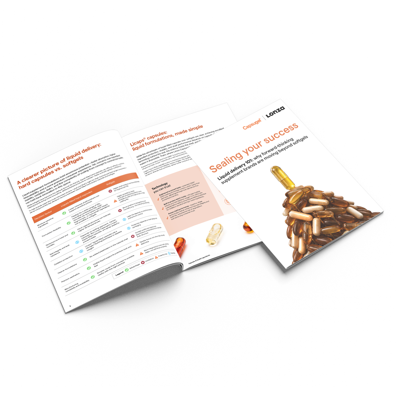 Licaps® liquid-filled hard capsules brochure